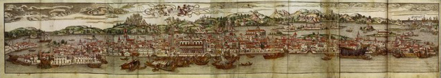 Vue de Venise au XV s.