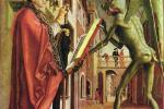 Michael Pacher, Le diable et Saint Augustin (1483)